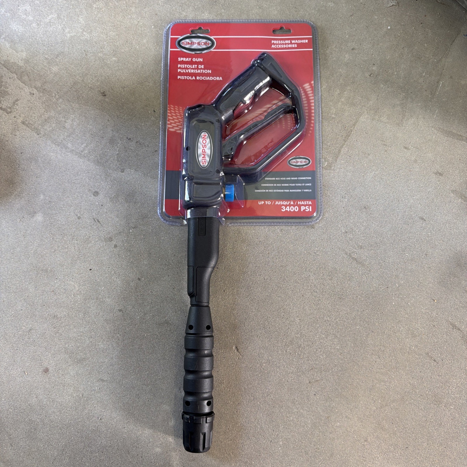 Simpson Cleaning 80147 Universal Pressure Washer Gun for Cold Water 3400 Psi