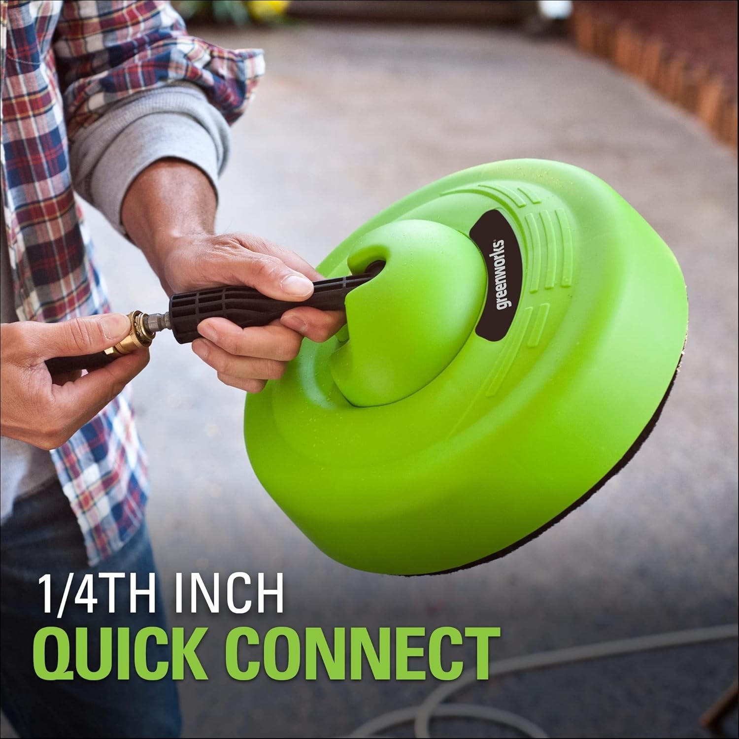 Pressure Washer Surface Cleaner Attachment Quick Connect