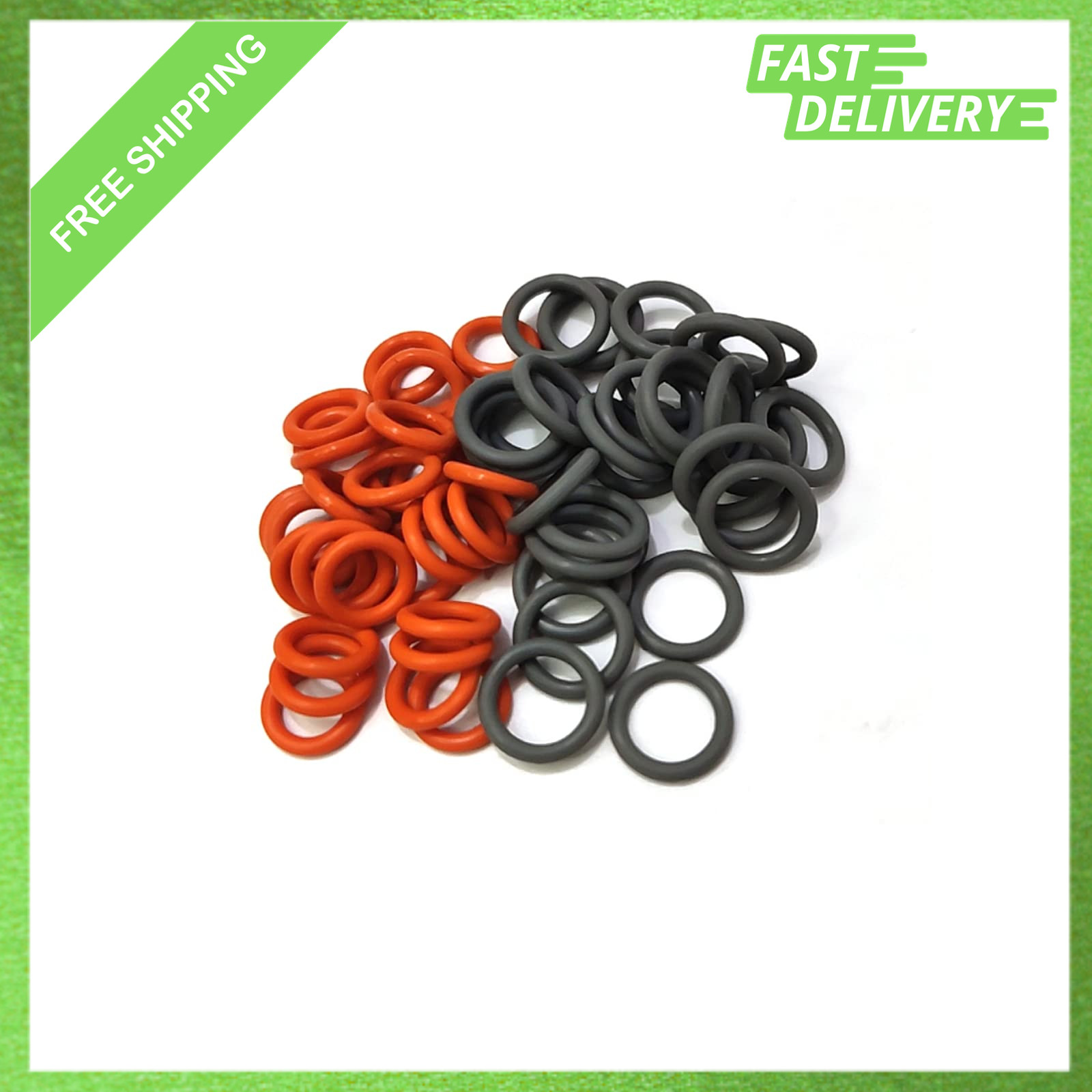 Pressure Washer Quick Disconnect O-Rings 1/4 Inch 3/8 Inch Color Coded 50 Pack