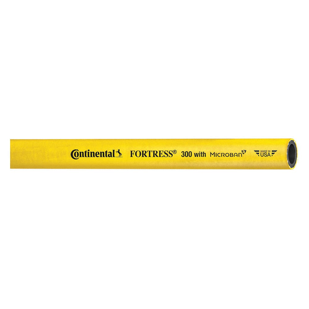 CONTINENTAL Washdown Hose,1/2″ ID x 25 ft.,Yellow 55AW58