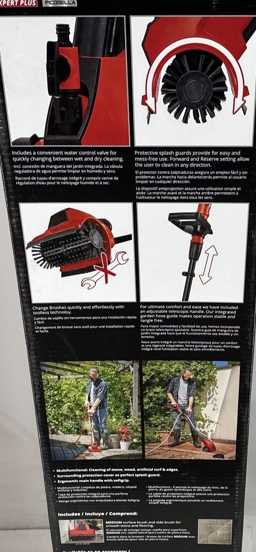 Einhell 18V Cordless Surface Cleaner PicoBella patio multi-surface 18 volt 8.5″