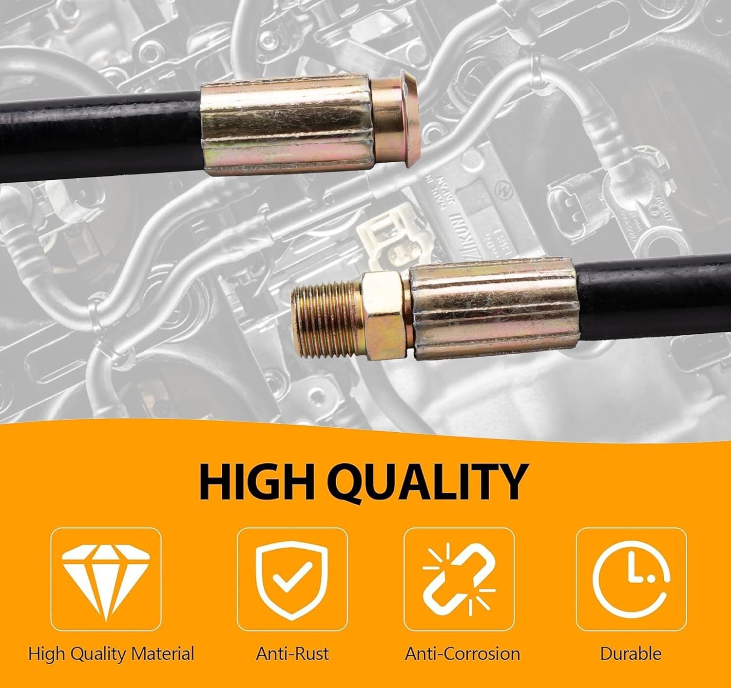3000 psi 12 inch Power Washer Pulse Hose,For 2600 PSI Excell Devilbiss XR VR Ser