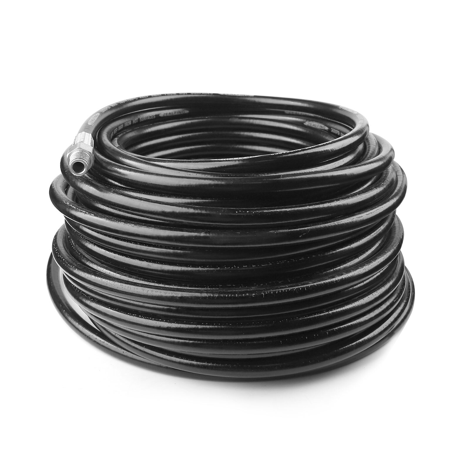 100FT 5800 PSI Sewer Jetter Nozzles Kit Pressure Washer Drain Cleaning Hose