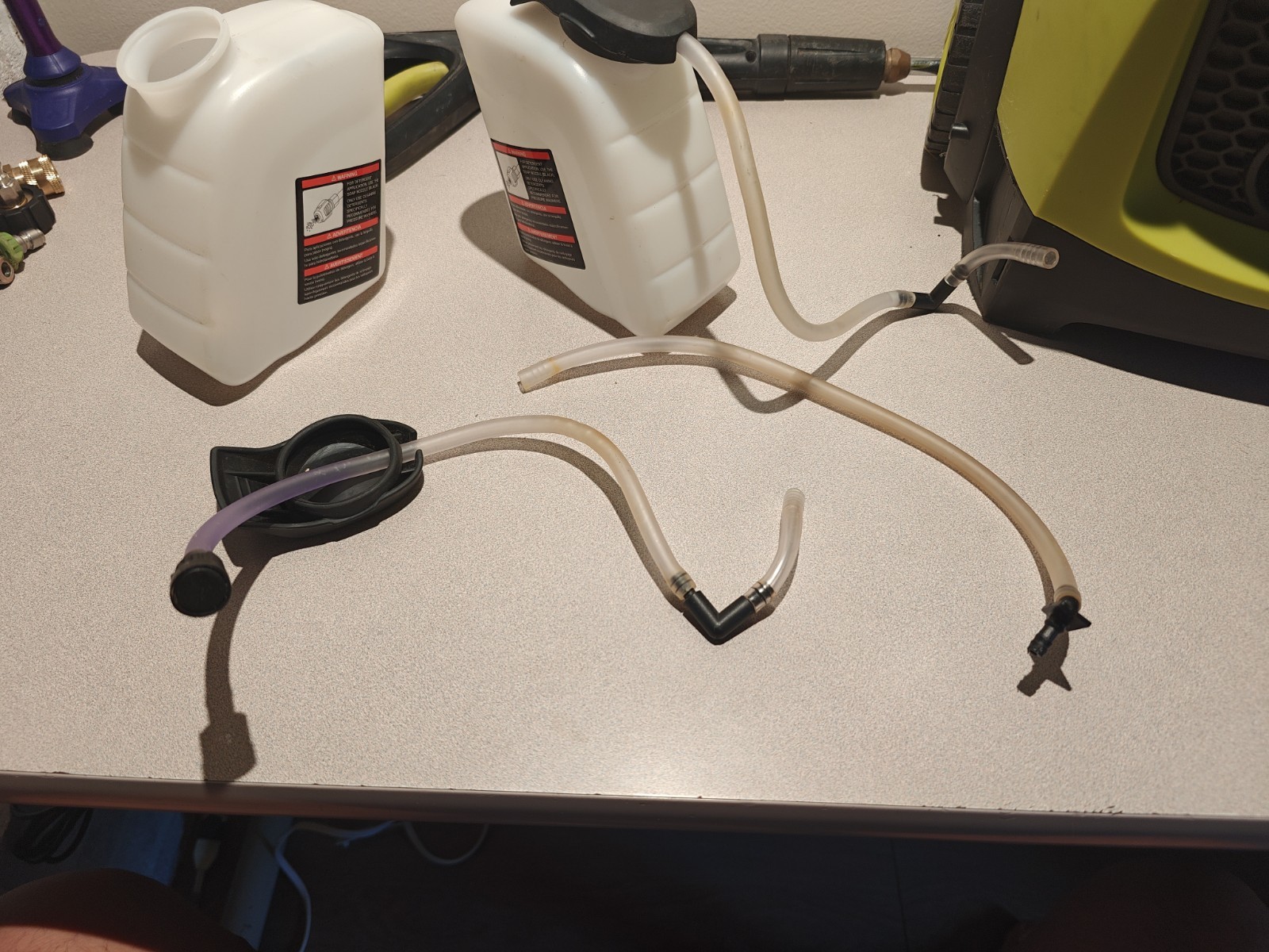 Sun Joe SPX3000 Pressure Washer Detergent Tanks Complete With Lids Hoses Filters
