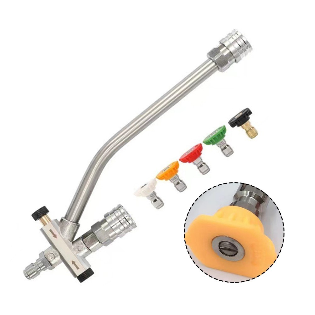 Dual Connector Lance Attachment for Effective Car Detailing and Cleaning