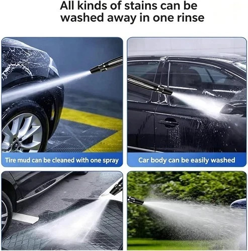 High Pressure Car Wash Water Gun Spray Nozzle Portable Washer for Auto