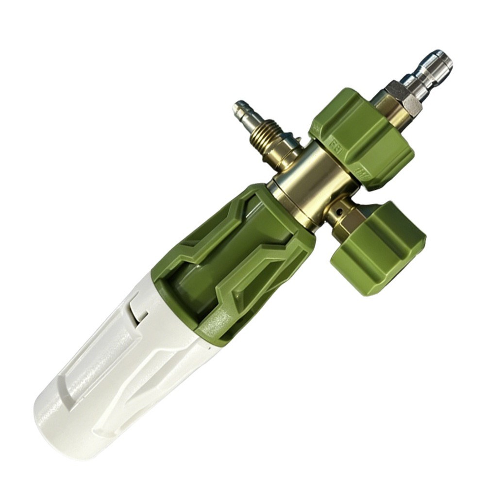 Green Plastic and Metal Foam Pot Spray Head Compatible with Bubble Sprite