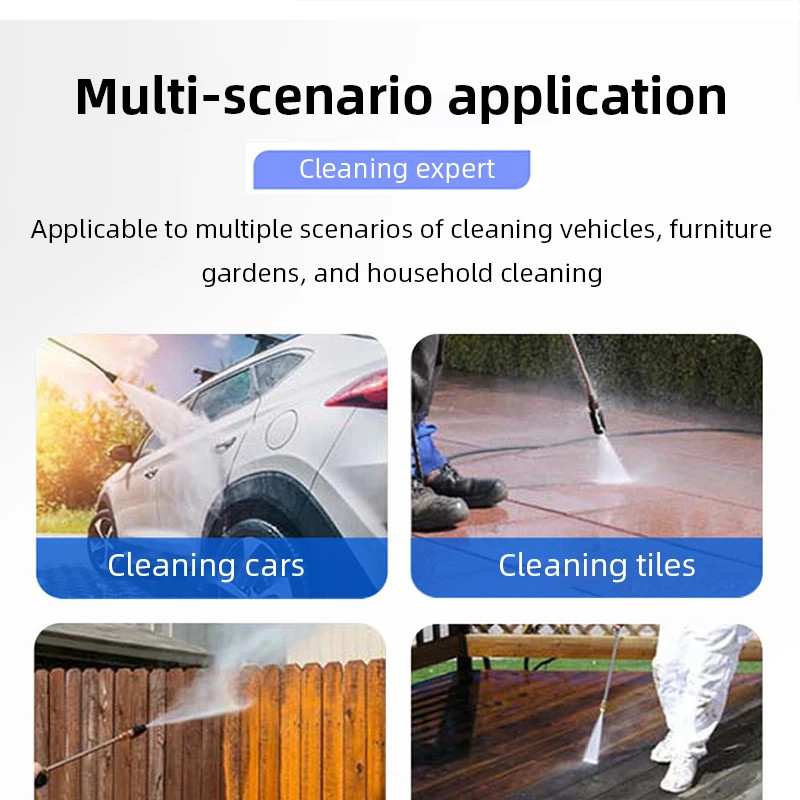 Portable High Pressure Car Washer – Automatic Household Cleaning Machine 220v
