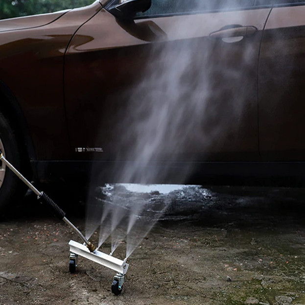 Under Car Pressure Washer Undercarriage Cleaner Underbody Wash Broom 4000 PSI