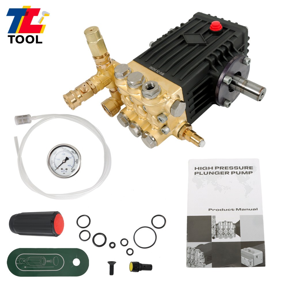 Solid Shaft Belt Drive Pressure Power Washer Pump 24mm 3600 PSI 4.9GPM