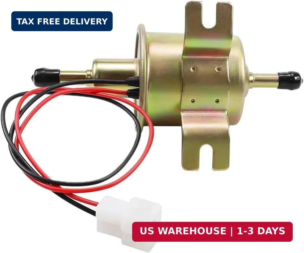 Electric Fuel Pump 12V Universal Low Pressure 12 Volt Transfer Inline Fuel Pump