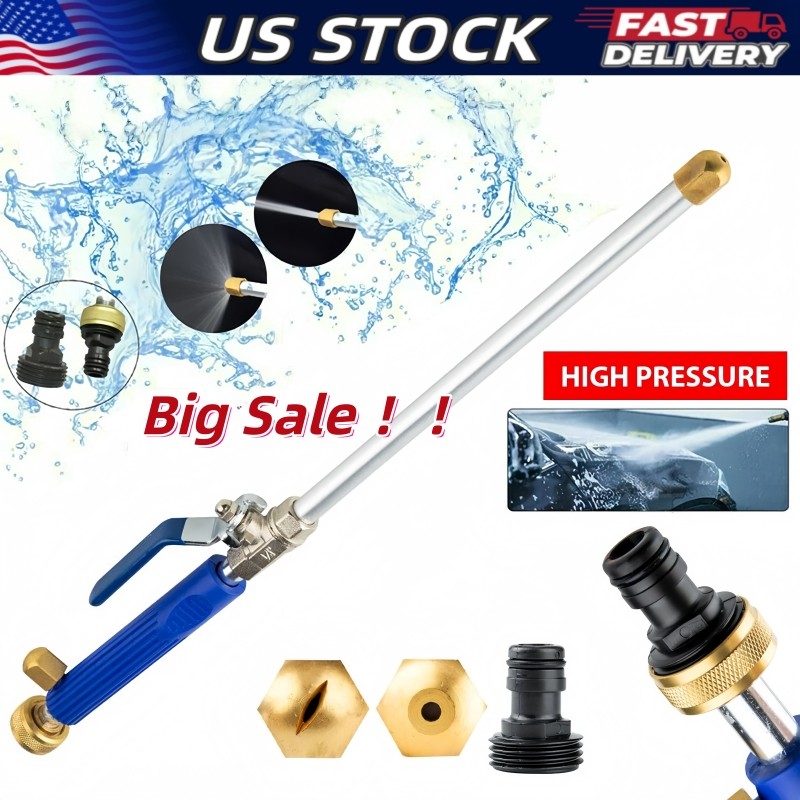 High Pressure Power Washer Water Spray Gun Nozzle Wand Attachment Garden Hose