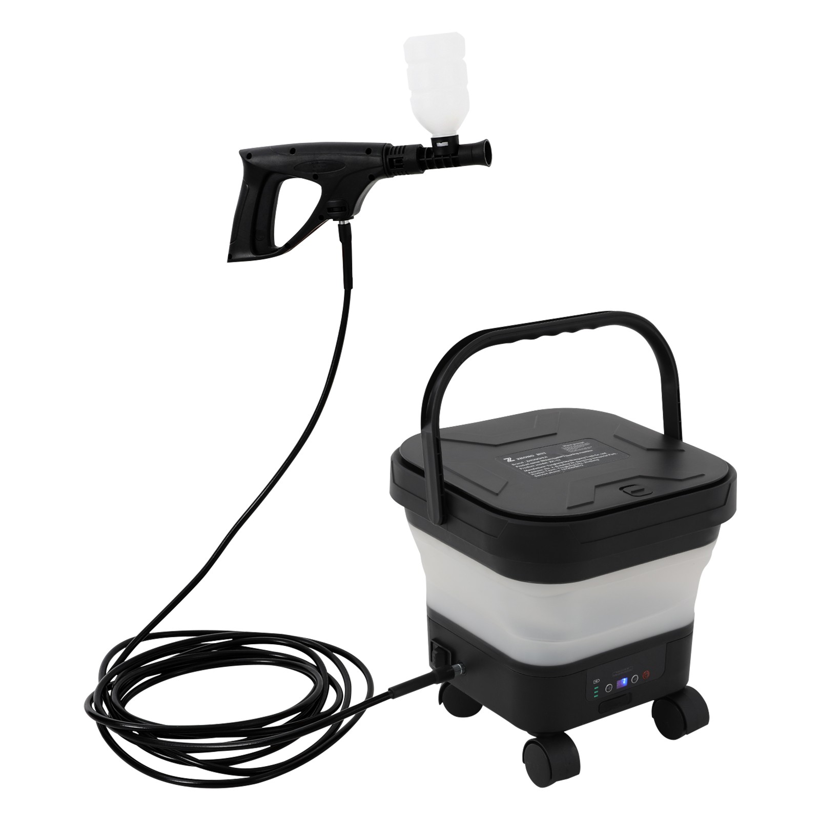 Portable Foldable Sprayer Washer Multifunction Car Wash Machine w/ Water Tank