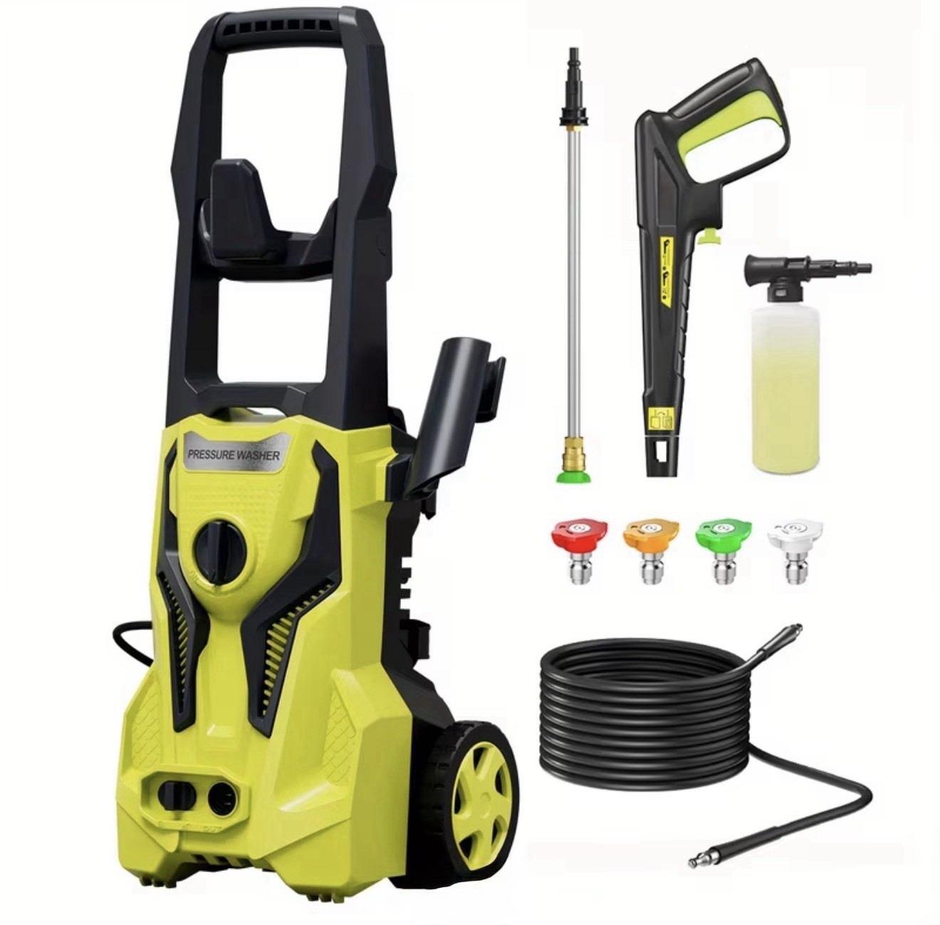 4300PSI – 3.2 GPM Electric Pressure Washer, 25ft Hose, for Outdoor Cleaning