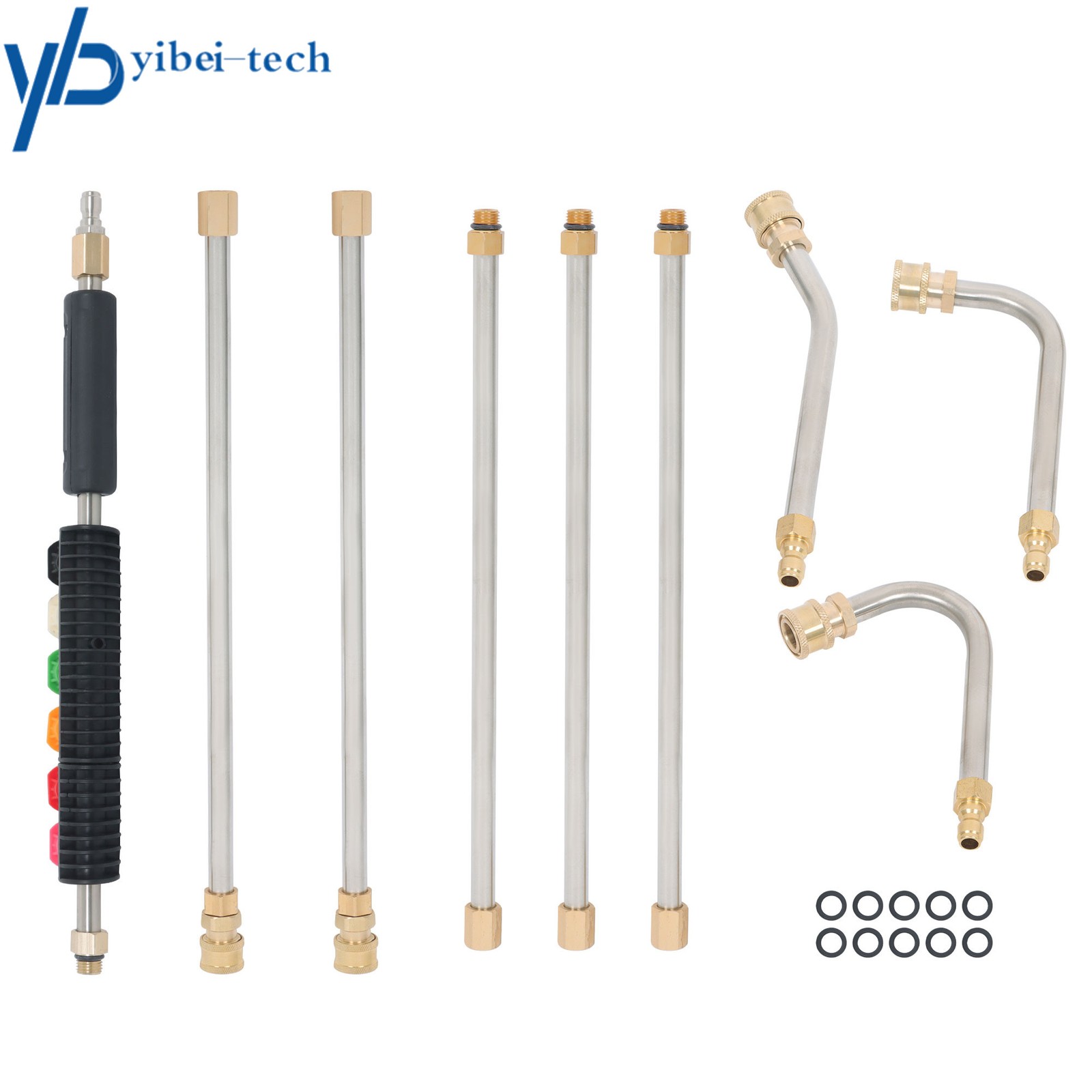 97in Pressure Washer Extension Wand Upgrade Power Washer Lance with Spray Nozzle