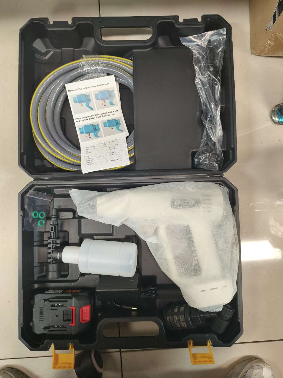 Pressure Washer 2.4MPa High-pressure Water Brushless Motor 3 Speed