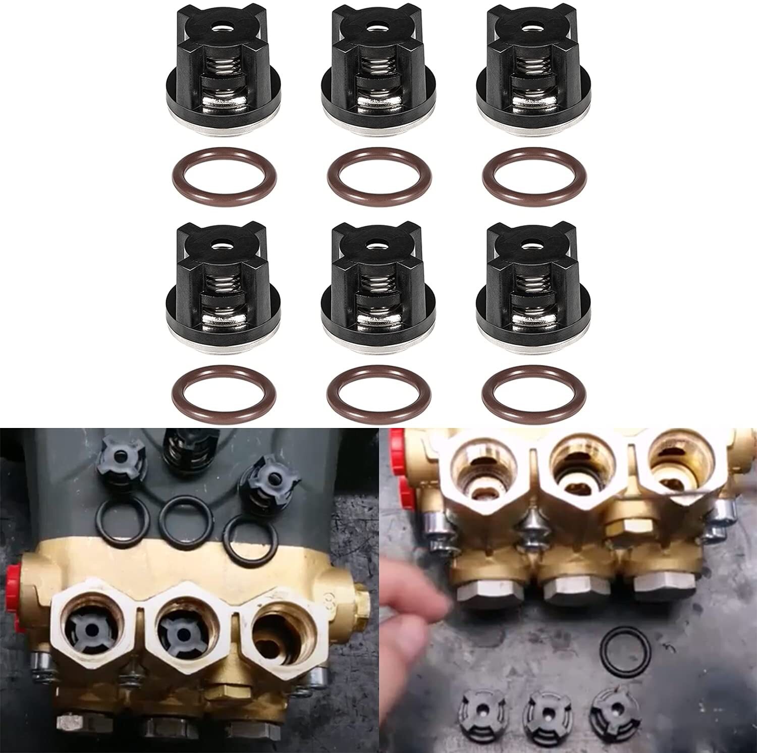 AR1828 Check Valve Kit for Annovi Reverberi Fits RRV, XRC, RKV, XRCV Models 18mm