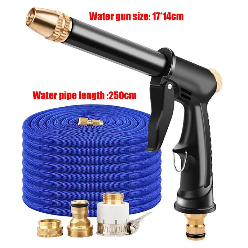 High Pressure Water Gun – 360° Rotating Nozzle, American Thread for Car & Patio