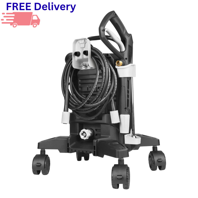 Sun Joe Electric Pressure Washer 2200 PSI 1.1 GPM Wheeled Foam Cannon Kit