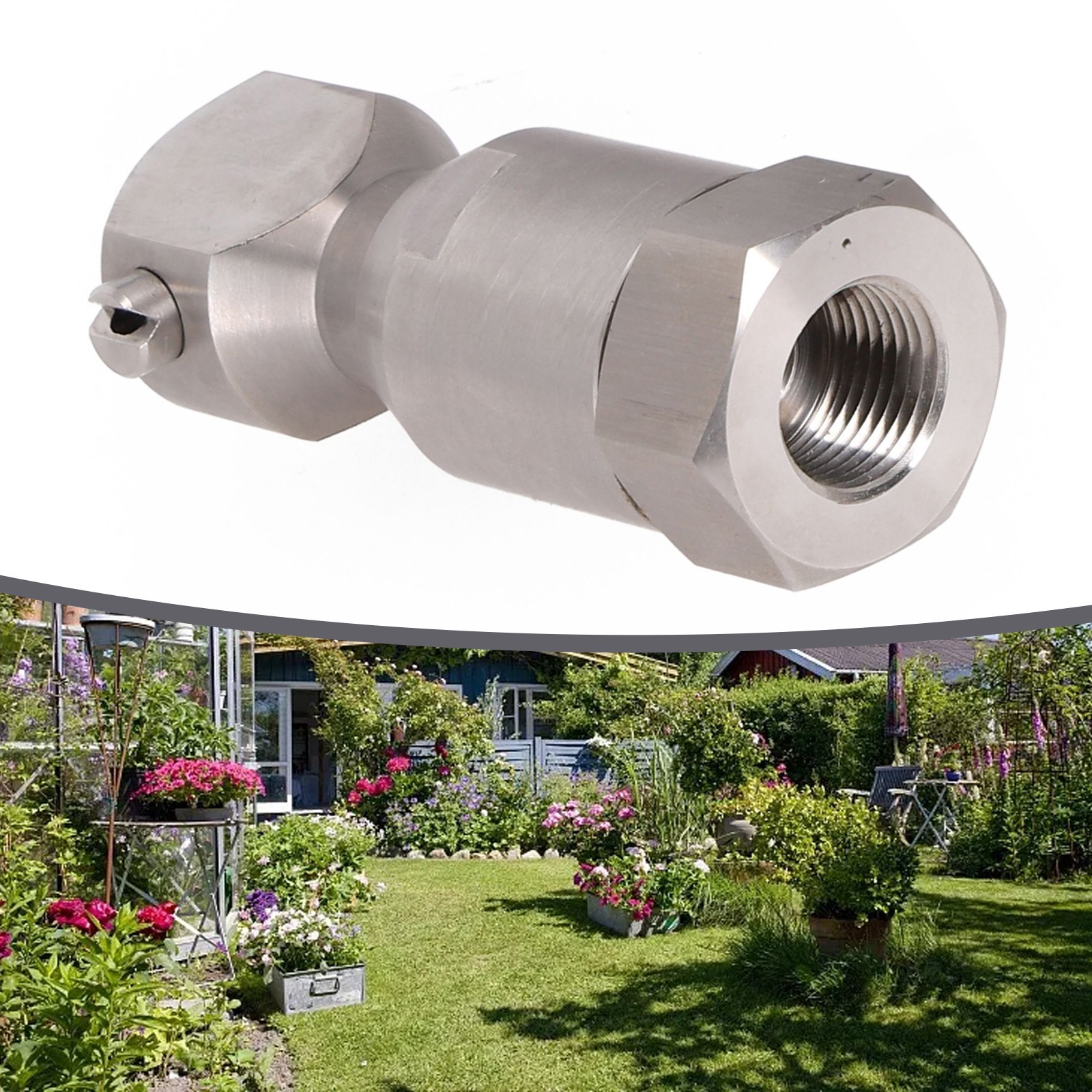 Efficient Spray Nozzle with 360 Degree Rotation for Metal Tank Cleaning