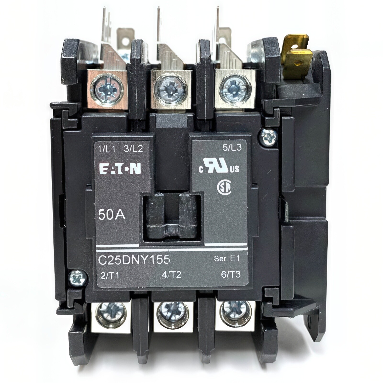 Eaton Contactor, 230V 50 Amp C25DNY155BL