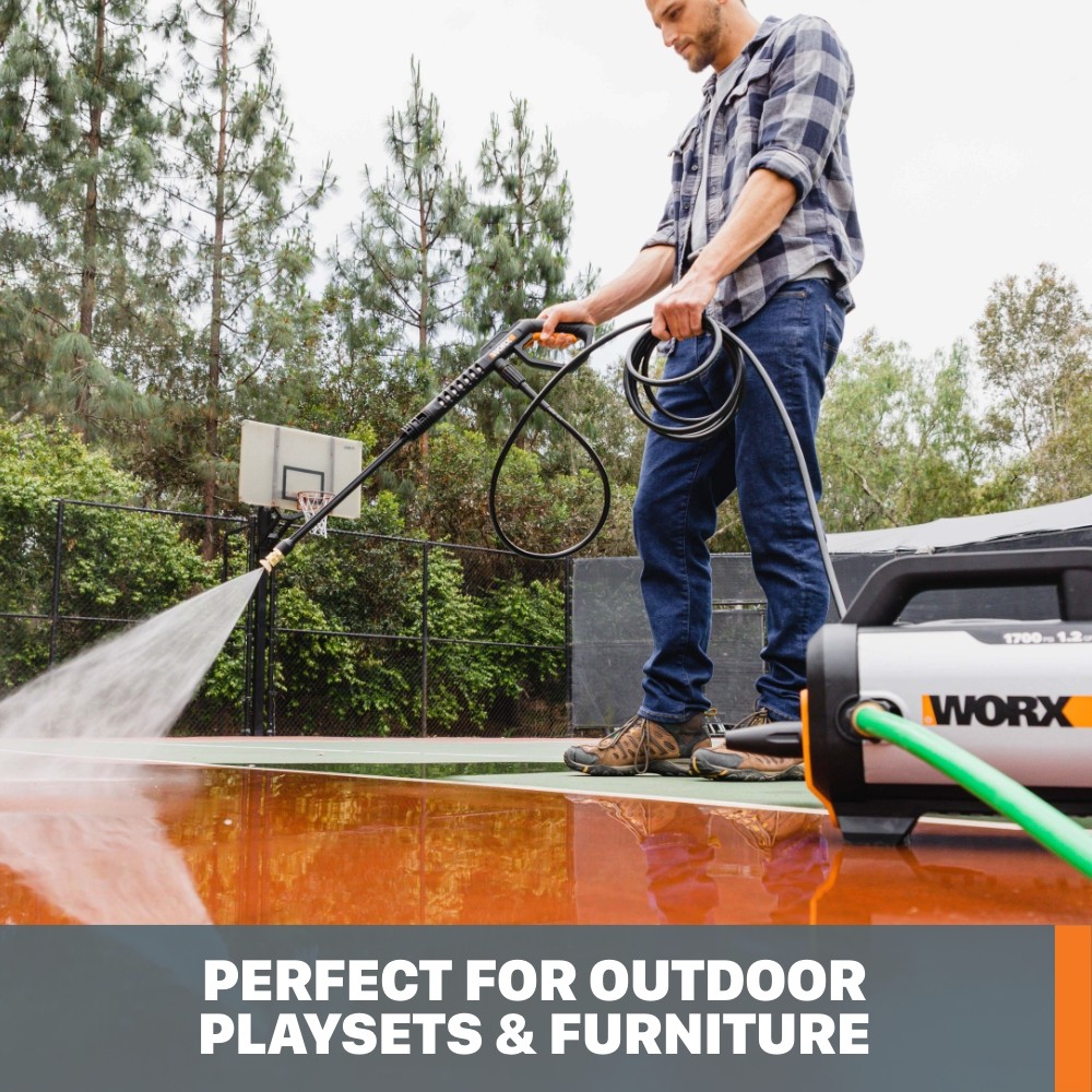 WG602 WORX 13 Amp 1700 PSI Electric Pressure Washer (1.2 GPM)