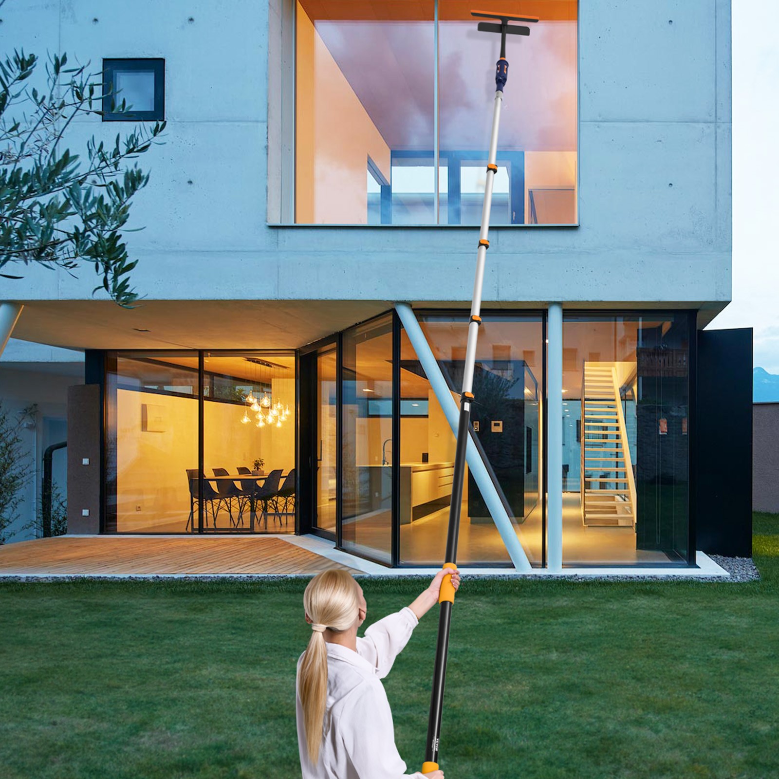 VEVOR Telescoping Extension Pole 6 to 24 FT Multi-Purpose for Painting Dusting