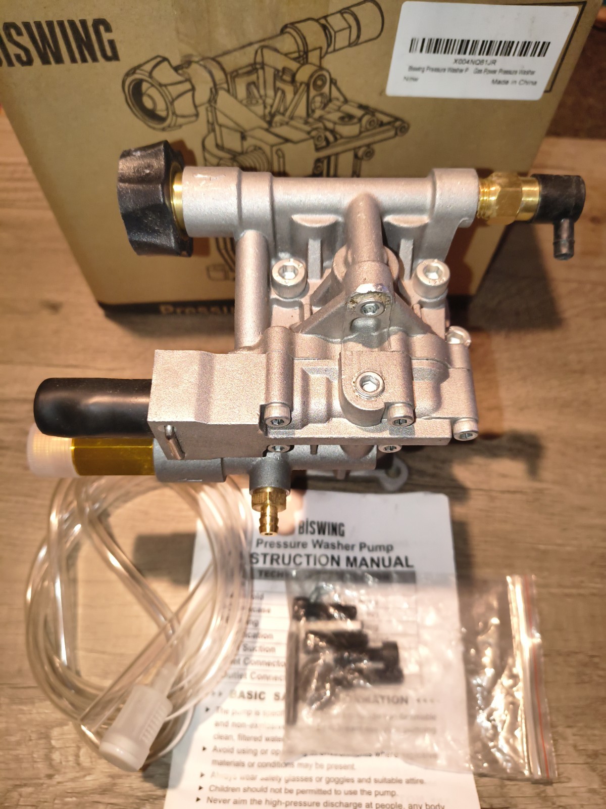 3/4″ Horizontal Pressure Washer Pump 3400 PSI 2.5 GPM Replacement