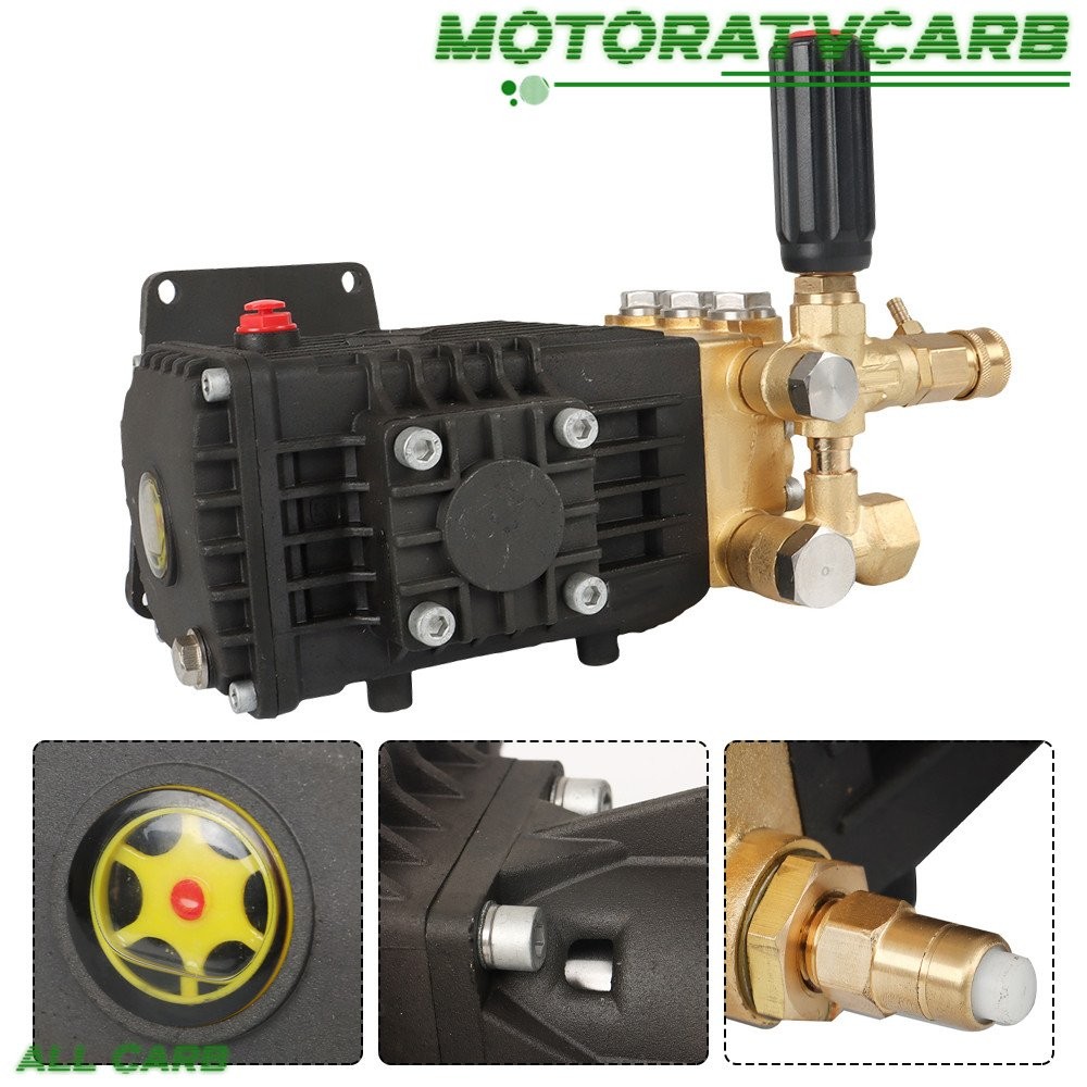 ALL-CARB G: 3000 psi at 4 US gpm, 9hp at 3400rpm 1in Shaft Pressure Washer Pump