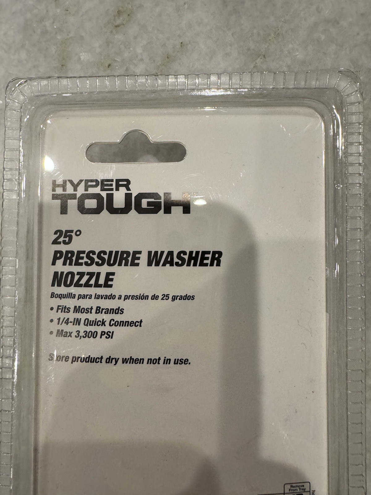 Hyper Tough 25 °Nozzle,Fit Most Electric&Gas Pressure Washer 1/4″ Quick Connect