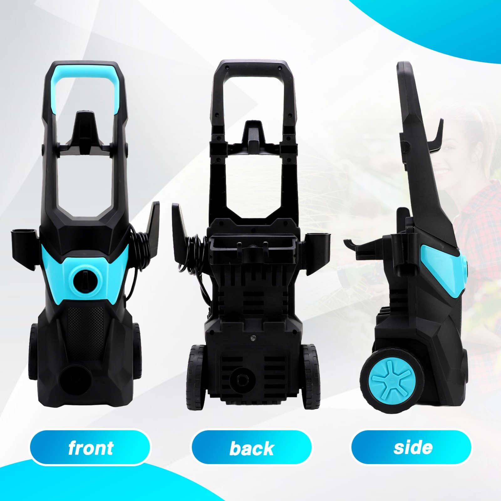 4200PSI 2.4 GPM Portable High-Pressure Washer Power Cleaner Car Washing Machine