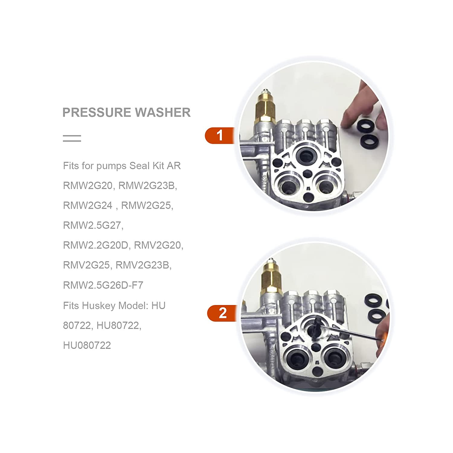 Pressure Washer Pump Water Seal 42122 for Annovi Reverberi RMW2G24 SRMW2.2G26
