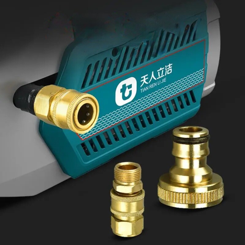 High Pressure Water Pump Automatic Pure Copper Portable Water Gun Brush