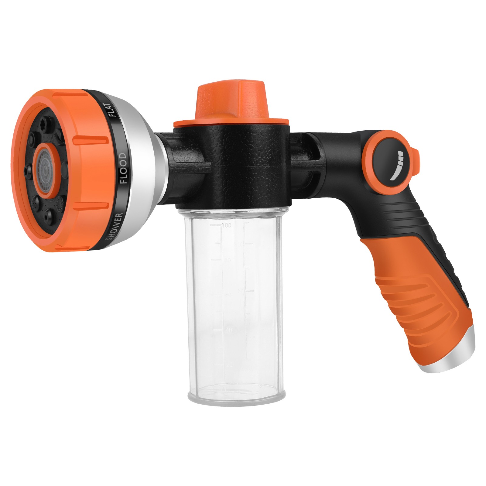 High Pressure Water Spray Gun Nozzle for Car Wash, Garden Water Hose Heavy Duty