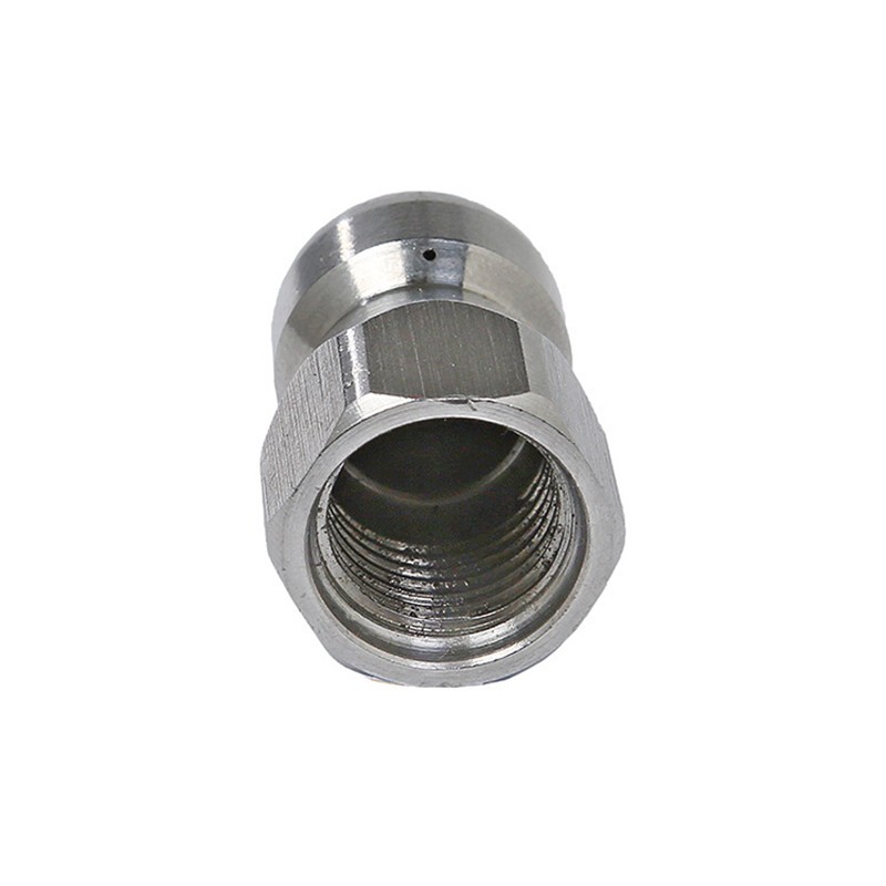 1PC Pressure Washer Drain Cleaner Pipe Dredge Spray Nozzle 1 Front 3 Rear Jetter