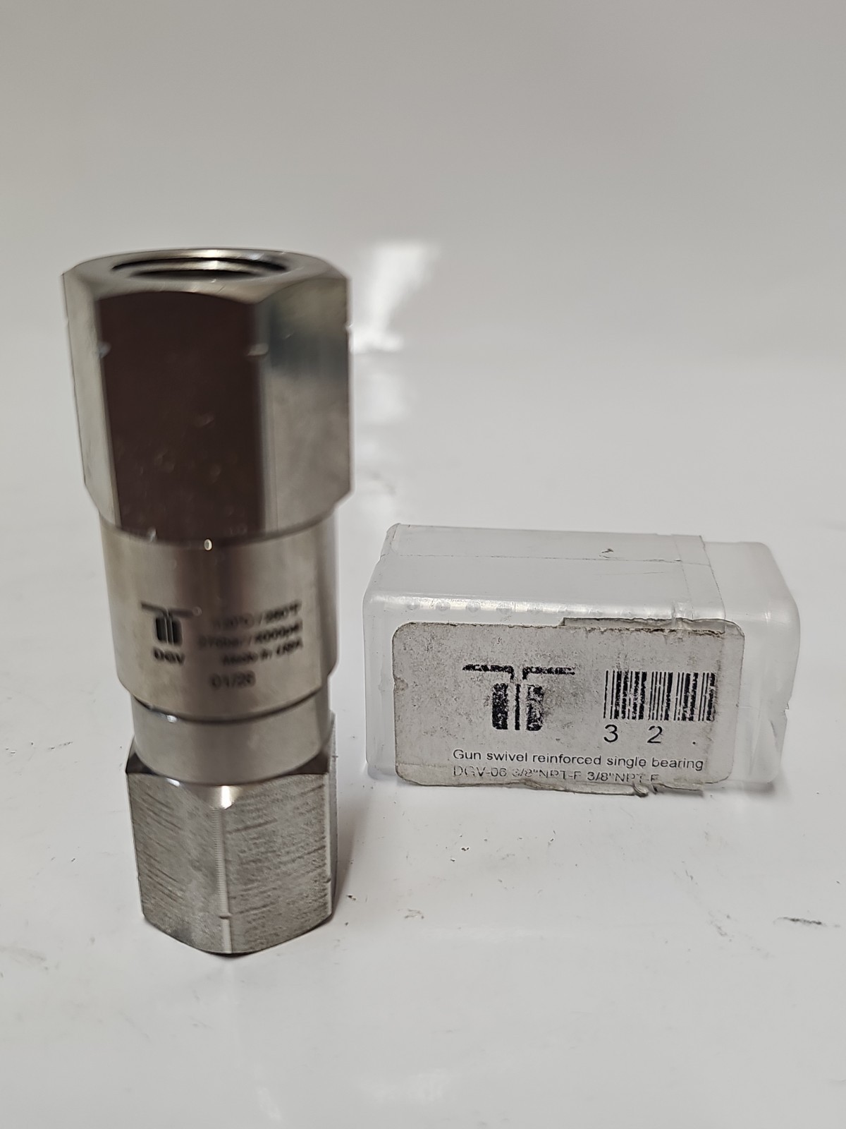 DGV Rotary Union DGS Swivel 4000 PSI 275 Bar 120C Hydraulic Rotary Joint New