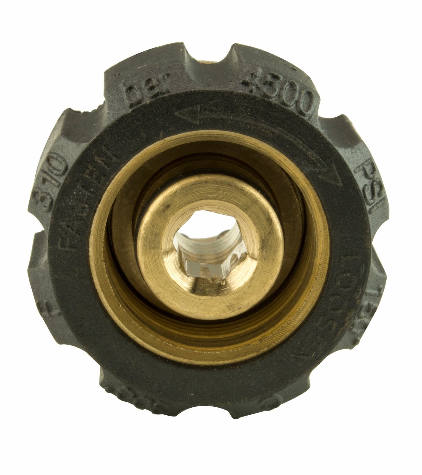 Erie Tools Brass 22mm x 3/8″ Twist Quick Connect Socket Pressure Washer Adapter