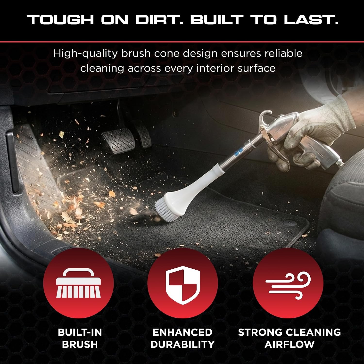 Tornador Z-014 Air Blow Out Tool Kit Bundle CT-900 Brush Cone High Velocity