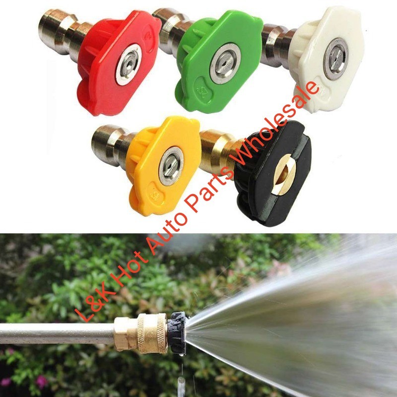 1-5Pcs Pressure Washer Spray Tips Nozzles High Power Kit Quick Connect 1/4″ Set