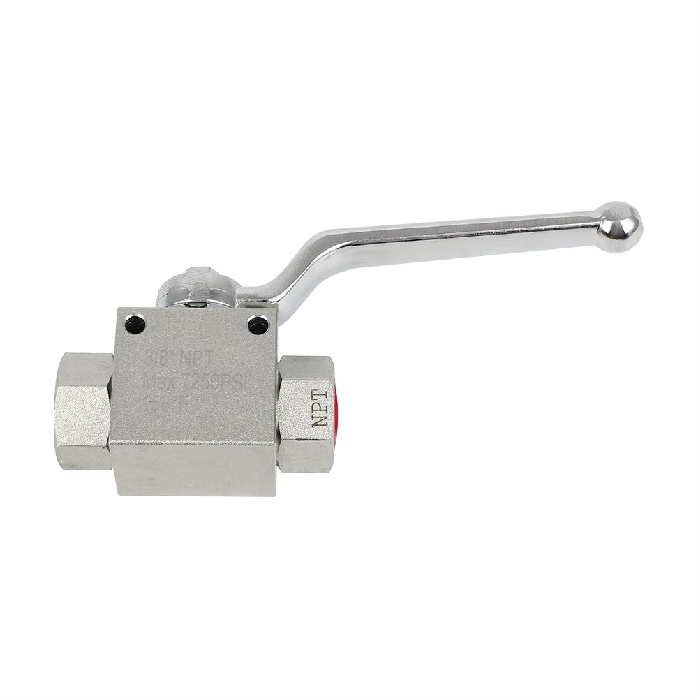 Stainless Steel High Pressure Washer Ball Valve Kit for Power Washer Hose 3/8 In