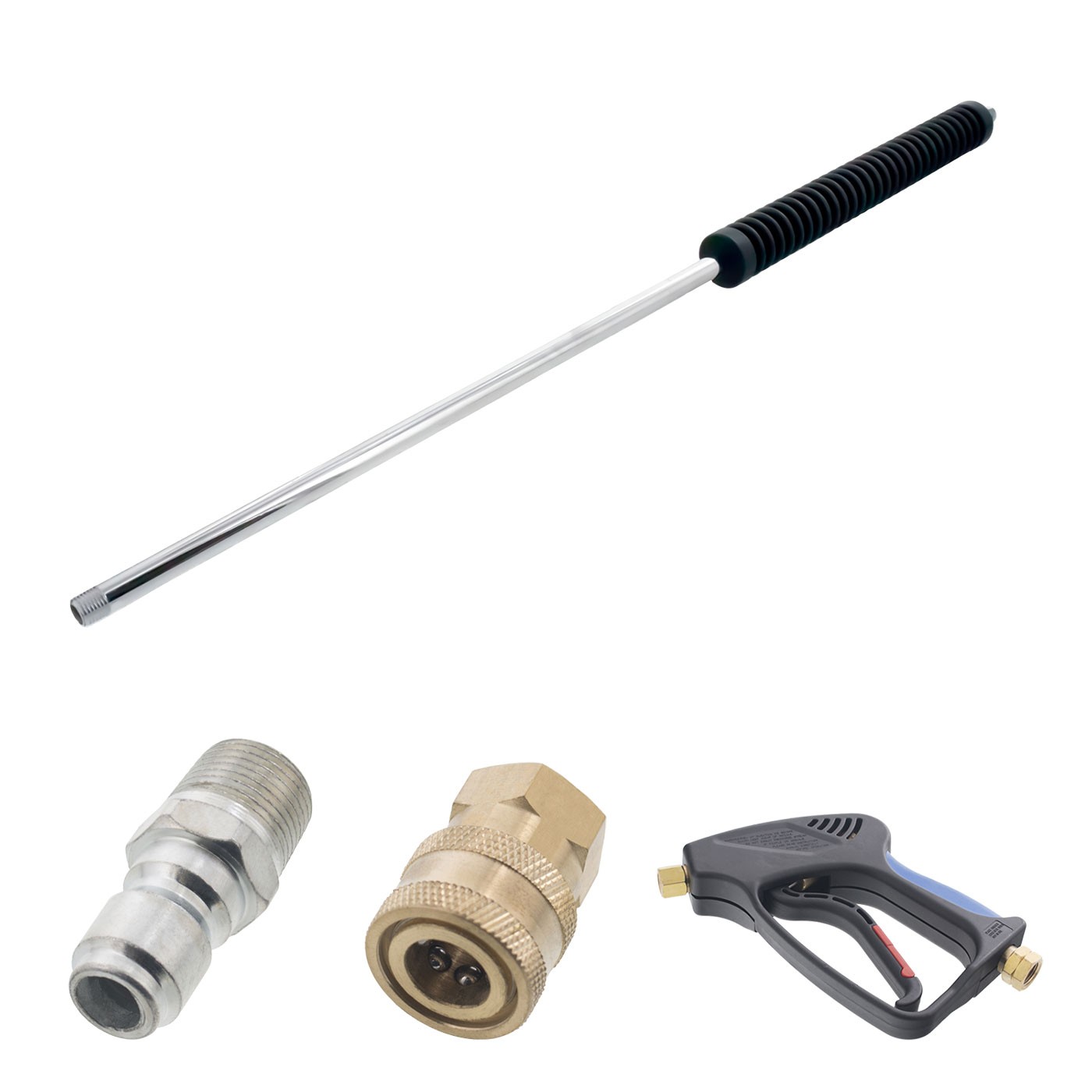 Deluxe 4000 PSI 10.5 GPM Pressure Washer Gun and 28″ Wand & Couplers