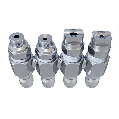 Pressure Washer Nozzle 4 GPM 1/4 Quick Connect 4 Way J Rod Soft Wash Accessories