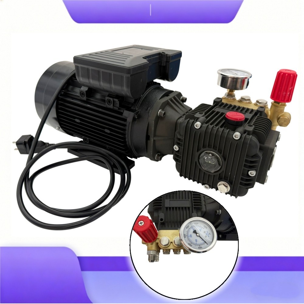 220V 2500W High Pressure Car Washer 120bar 13-15L/min Electric Cleaning Pump