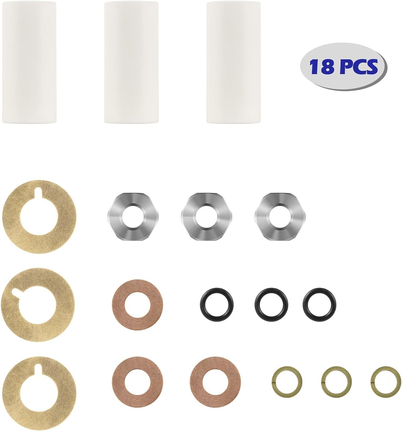 AR2546 Ceramic Plunger Repair Kit 18mm for Annovi Reverberi RK RKA RKV XRCA Pump