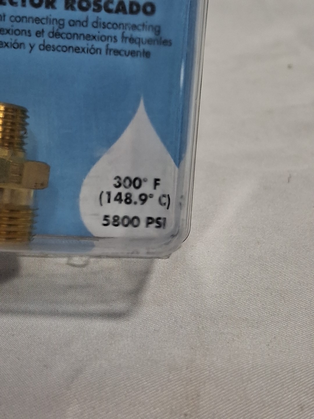 Forney 75115 Pressure Washer Accessories, Male Screw Nipple, M22M to 1/4″ MNPT