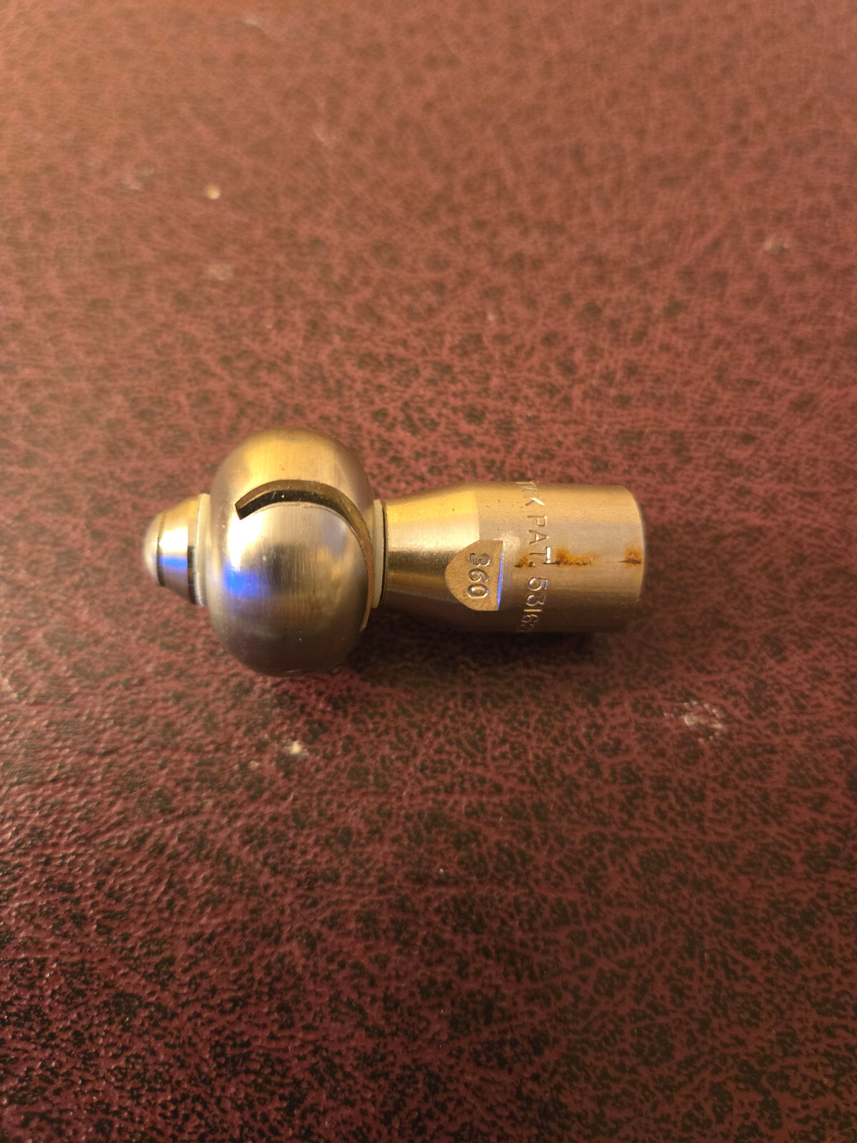 1/4″ Rotating Tank Cleaning Nozzle with 6″ SS nipple (CIP)