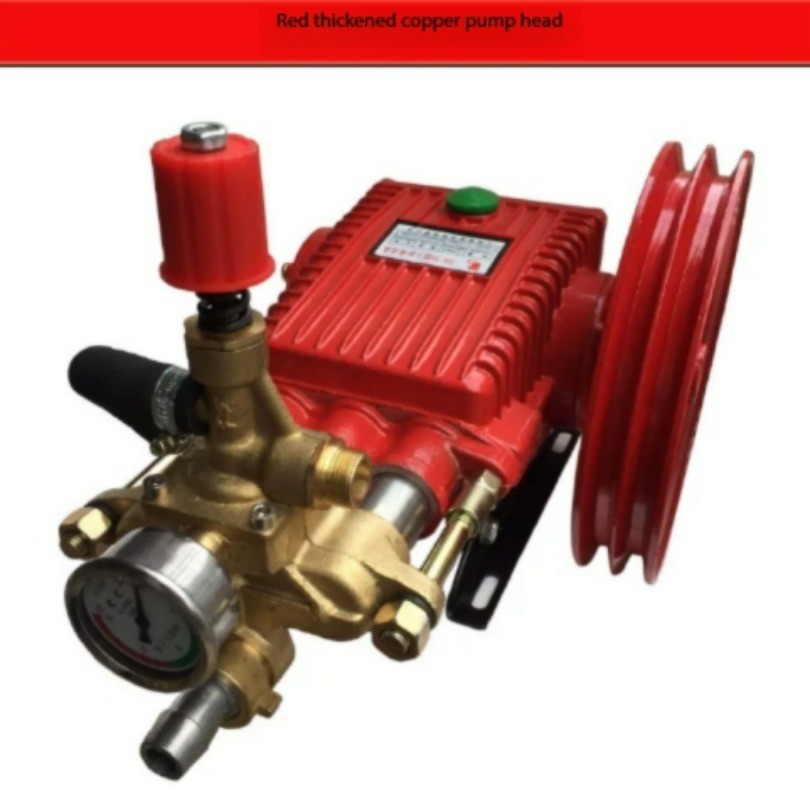 55i Shaft All Copper Commercial Plunger Water Pumps Car Wash Pump Head