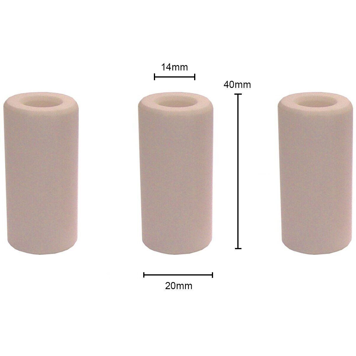3-Pack General Pump 50040409 Replacement CERAMIC PISTON 20mm fits GP Interpump