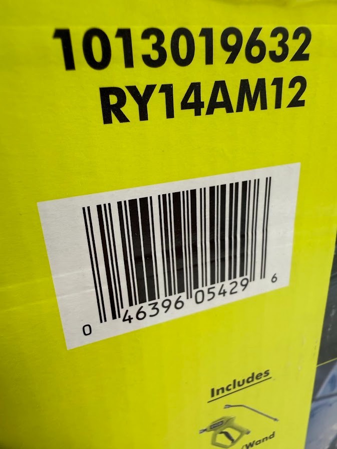 RYOBI 1200 PSI 1.8 GPM Automotive High Flow Electric Pressure Washer Kit