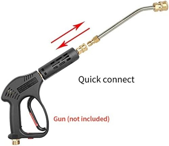 Pressure Washer Gutter Cleaner Attachment, 7 Inch Power Washer Extension Wand…